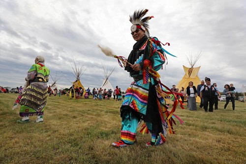 RUTH BONNEVILLE /  WINNIPEG FREE PRESS 

Local - KAPYONG

Celebrate National Indigenous Peoples Day on Kapyong Barracks Lands (Lipsett Hall land).

Indigenous dancers lead elders, chiefs and dignitaries in march during the grand entry  at the  celebration ceremony for National Indigenous Peoples Day at Kapyong Barracks Lands Friday.


See Kevin Rollason's story.  


June 21st , 2019
