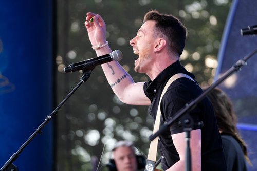 Daniel Crump / Winnipeg Free Press. The Jerry Cans, from Inuvik Nunavut,  perform during APTN Indigenous Day Live 2019 at the Forks, Winnipeg. June 19, 2019.