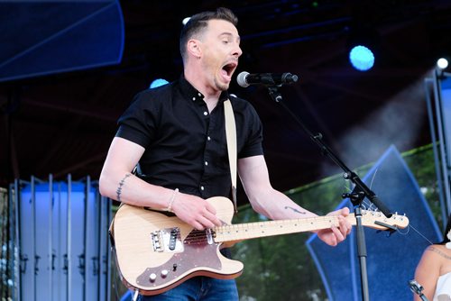 Daniel Crump / Winnipeg Free Press. The Jerry Cans, from Inuvik Nunavut,  perform during APTN Indigenous Day Live 2019 at the Forks, Winnipeg. June 19, 2019.