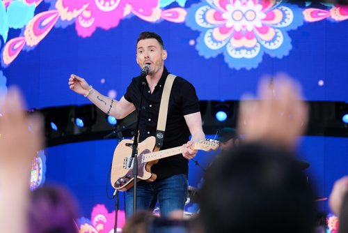 Daniel Crump / Winnipeg Free Press. The Jerry Cans, from Inuvik Nunavut,  perform during APTN Indigenous Day Live 2019 at the Forks, Winnipeg. June 19, 2019.