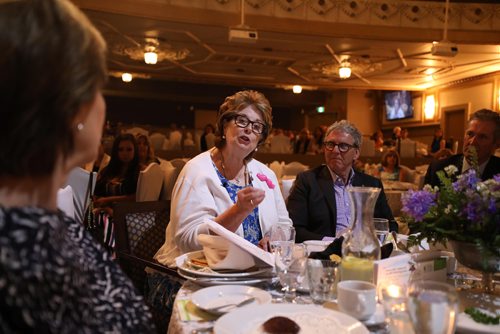 RUTH BONNEVILLE /  WINNIPEG FREE PRESS 


LOCAL - Nellie McClung Heritage Luncheon

Nellie McClung Heritage Site's Lilac & Lace Luncheon took place at The Metropolitan Entertainment Centre to celebrate her legacy and showcase some of Manitoba's powerful voices like Janice  Filmon -25th and current Lieutenant Governor of Manitoba, First female mayor of Winnipeg Susan Thompson, along with many others on Tuesday.


Photo of Susan Thompson, First female mayor of Winnipeg who was one of the power panel speakers at the event Tuesday.  


June 25, 2019

