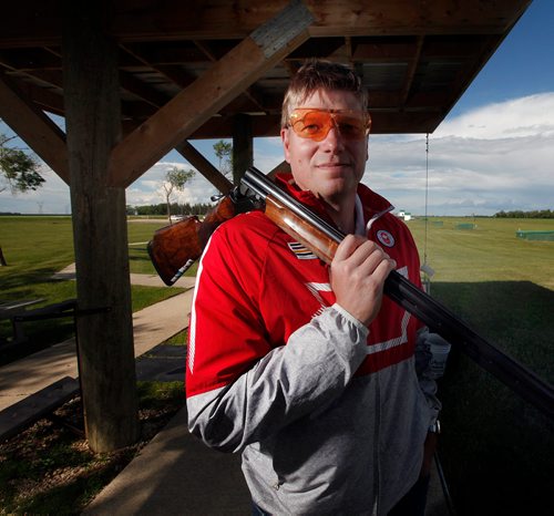 PHIL HOSSACK / WINNIPEG FREE PRESS - Curtis Wennberg is the solo Manitoban to be named to Canada's National Shooting Team. He's headed to Peru this July to compete as a trap shooter in the 2019 Pan Am Games. The games are a great opportunity for him to qualify for a spot in the 2020 Olympics. Curtis won gold in the 1991 Pan Am Games, retired from the sport to raise a family, and then came back onto the scene in 2015. Devon's story. - June 25, 2019.