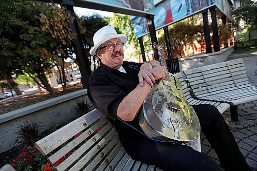 PHIL HOSSACK / WINNIPEG FREE PRESS - Big Dave McLean takes a moment to let the Order of Canada Award sink in as he sits for this portrait in a park near his home. - June 26, 2019.
