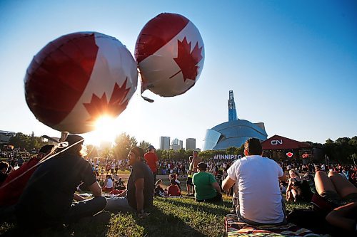 JOHN WOODS / WINNIPEG FREE PRESS
Thousands of people attend Canada Day celebrations at The Forks in Winnipeg Monday, July 1, 2019.

Reporter: ?
