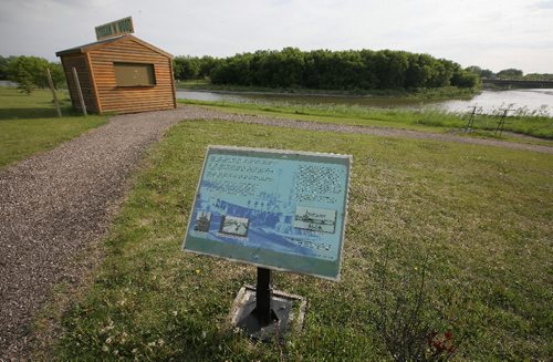 Brandon Sun Stream "N" Wood kiosk area at the Riverbank Discovery Centre could become home to a new open-air stage. FOR C1 (Bruce Bumstead/Brandon Sun)
