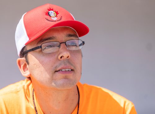 SASHA SEFTER / WINNIPEG FREE PRESS
Matt Nobess founder of Indigenous Vitality and Director of the Manitoba Indigenous Youth Ball Hockey Tournament.
190706 - Saturday, July 06, 2019.