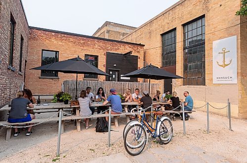 SASHA SEFTER / WINNIPEG FREE PRESS
The patio of Nonsuch Brewing Co.
190706 - Saturday, July 06, 2019.