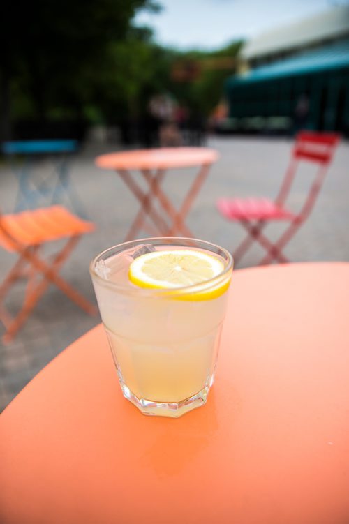MIKAELA MACKENZIE / WINNIPEG FREE PRESS
The Lavender Fizz cocktail from Fools & Horses outside on the patio at The Forks in Winnipeg on Tuesday, July 9, 2019. For Ben MacPhee-Sigurdson story.
Winnipeg Free Press 2019.
