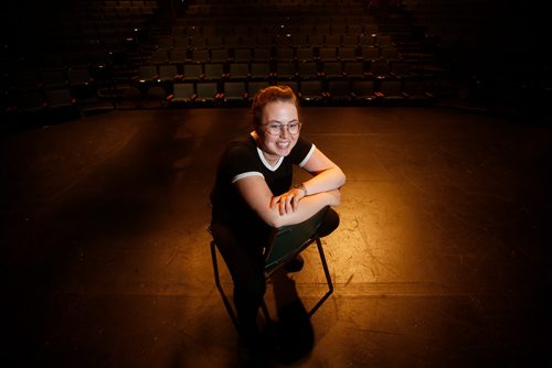 JOHN WOODS / WINNIPEG FREE PRESS
Tori Popp, Interim Fringe Festival Manager, is photographed at the Warehouse Theatre in Winnipeg Tuesday, July 9, 2019. 

Reporter: Rob Williams

