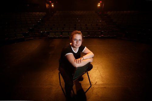 JOHN WOODS / WINNIPEG FREE PRESS
Tori Popp, Interim Fringe Festival Manager, is photographed at the Warehouse Theatre in Winnipeg Tuesday, July 9, 2019. 

Reporter: Rob Williams

