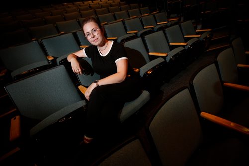 JOHN WOODS / WINNIPEG FREE PRESS
Tori Popp, Interim Fringe Festival Manager, is photographed at the Warehouse Theatre in Winnipeg Tuesday, July 9, 2019. 

Reporter: Rob Williams

