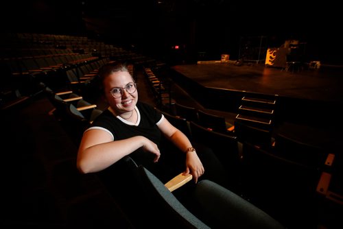 JOHN WOODS / WINNIPEG FREE PRESS
Tori Popp, Interim Fringe Festival Manager, is photographed at the Warehouse Theatre in Winnipeg Tuesday, July 9, 2019. 

Reporter: Rob Williams

