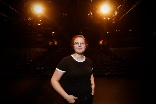 JOHN WOODS / WINNIPEG FREE PRESS
Tori Popp, Interim Fringe Festival Manager, is photographed at the Warehouse Theatre in Winnipeg Tuesday, July 9, 2019. 

Reporter: Rob Williams

