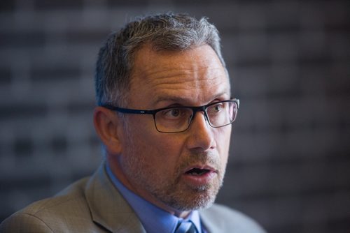 MIKAELA MACKENZIE / WINNIPEG FREE PRESS
Chuck Steele, director of engineering and construction at Manitoba Hydro, speaks regarding the carbon monoxide incident at a Super 8 Motel while at a press conference at City Hall in Winnipeg on Wednesday, July 10, 2019. Standup.
Winnipeg Free Press 2019.