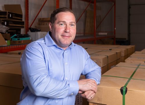 SASHA SEFTER / WINNIPEG FREE PRESS
Chief Operating Officer of Eskimo Point Lumber Supply, Derrick Webster in the companies warehouse in St. James Industrial.
190711 - Thursday, July 11, 2019.