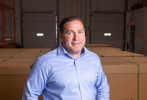 SASHA SEFTER / WINNIPEG FREE PRESS
Chief Operating Officer of Eskimo Point Lumber Supply, Derrick Webster in the companies warehouse in St. James Industrial.
190711 - Thursday, July 11, 2019.