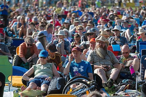 PHIL HOSSACK / WINNIPEG FREE PRESS - Folk Festival- The Hippies are a little older but the opening night crowd was strong Thursday evening. - July 11, 2019.