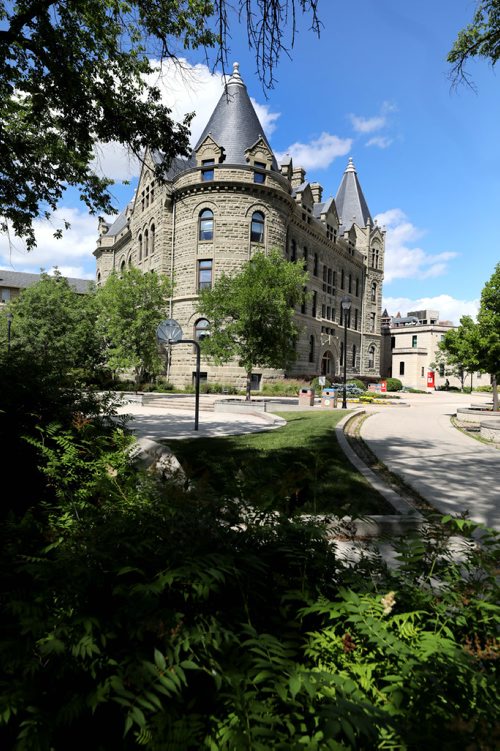 RUTH BONNEVILLE /  WINNIPEG FREE PRESS 

Photo of The University of Winnipeg Wesley Hall, main castle building.  

See story on collegiate prof arrested for sexual assault.  

July 12th, 2019 

