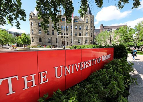 RUTH BONNEVILLE /  WINNIPEG FREE PRESS 

Photo of The University of Winnipeg Wesley Hall, main castle building.  

See story on collegiate prof arrested for sexual assault.  

July 12th, 2019 
