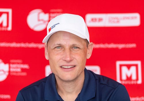 SASHA SEFTER / WINNIPEG FREE PRESS
Tennis Manitoba Executive Director Mark Arndt at the National Bank Challenger at the Winnipeg lawn Tennis Club. 
190712 - Friday, July 12, 2019.