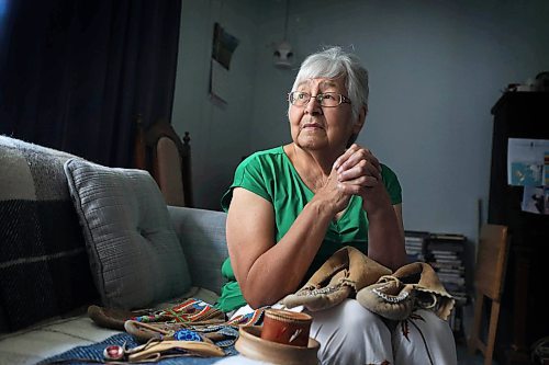 RUTH BONNEVILLE /  WINNIPEG FREE PRESS 

Local - Elder Ruth Christie - artifacts

Portrait of Ruth Christie, a First Nations elder who is an honourary UW doctorate, taken in her home with personal artifacts like moose hide moccasins, next to her, Friday.  

Christie did not have the metal box (mentioned below),  only photos which I copied and put into merlin.   

  
Story about Parks Canada's plan to move artifacts out of Winnipeg to an Ottawa-area clearinghouse. This includes everything from pre-contact First Nations housewares, Métis beading and Mennonite stuff. 


Ruth Christie worked for Parks Canada for two decades teaching history at Lower Fort Garry, including her own family's heritage. She had planned to donate artifacts like a metal box the royal family gave an ancestor, but instead loaned it to the Manitoba Museum as Parks Canada couldn't guarantee what would happen with it. 

July 26th, 2019 
