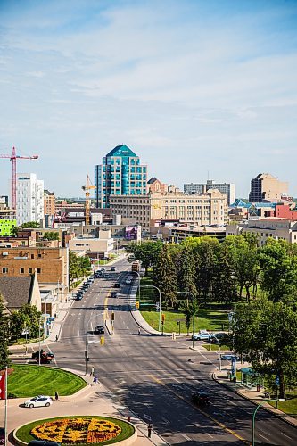 MIKAELA MACKENZIE / WINNIPEG FREE PRESS
Downtown as seen from the roof of the Great West Life building at 60 Osborne St. N in Winnipeg on Wednesday, July 31, 2019. For photo page.
Winnipeg Free Press 2019.