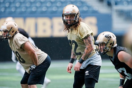 JOHN WOODS / WINNIPEG FREE PRESS
LIAM HAIME (22) at practice during training camp in Winnipeg Monday, August 12, 2019. 

Reporter: sawatzky