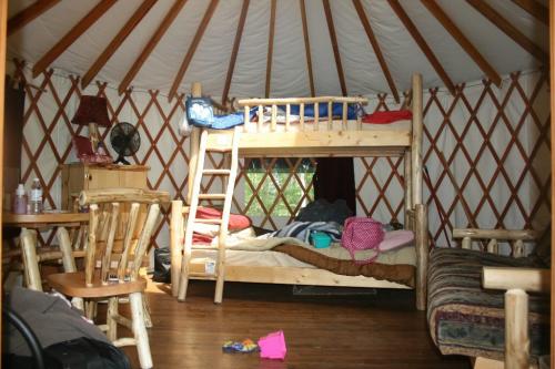 shot of inside a yurt Bill Redekop / Winnipeg Free Press