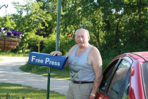 Harry Smith  Attached is the¤article and picture about Harry and his "career" as a Free Press carrier. A free press carrier who is likely "The World's Oldest Paperboy".  for the WINNIPEG FREE PRESS