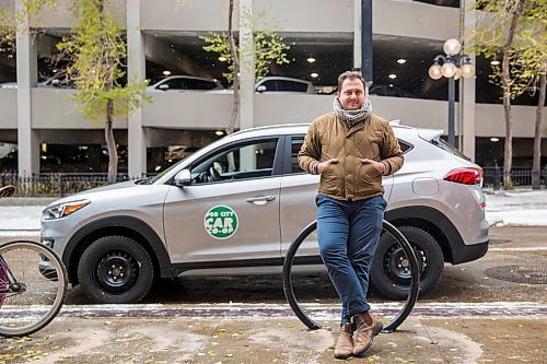 MIKAELA MACKENZIE / WINNIPEG FREE PRESS

Philip Mikulec, operations manager of Peg City Car Co-op, poses for a portrait in the East Exchange in Winnipeg on Tuesday, Oct. 29, 2019.  For Ben Waldman story.
Winnipeg Free Press 2019.