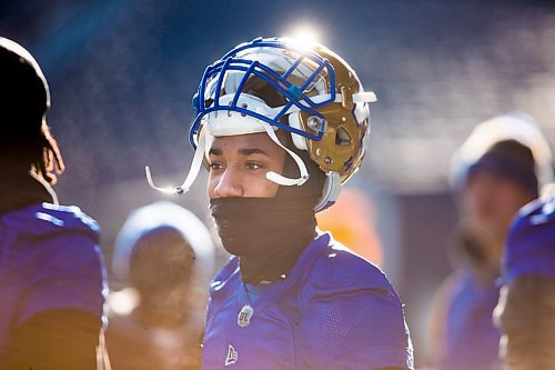 MIKAELA MACKENZIE / WINNIPEG FREE PRESS

Marcus Sayles during Bombers practice at IG Field in Winnipeg on Wednesday, Nov. 6, 2019. For Taylor Allen story.
Winnipeg Free Press 2019.