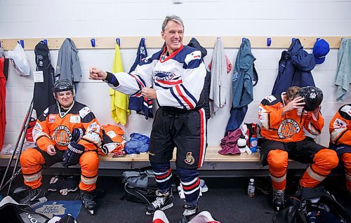 MIKE DEAL / WINNIPEG FREE PRESS
Former Winnipeg Jet Laurie Boschman was in town for Winnipegs first-ever Hockey Helps the Homeless Tournament being held at the Seven Oaks Arena, Friday afternoon.
See Taylor Allens Catching Up column
191206 - Friday, December 06, 2019.