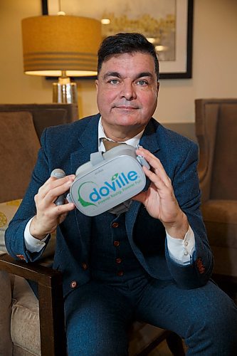 MIKE DEAL / WINNIPEG FREE PRESS
Khal Shariff is the CEO of Project Whitecard a Winnipeg technology studio that has developed a virtual reality program called DoVille. The VR program is being tested on residents at Brightwater Senior Living as part of a clinical trial studying the programs efficacy as a cognitive therapy tool led by researchers Bruce Bolster and Mandana Modirrousta.
191220 - Friday, December 20, 2019.