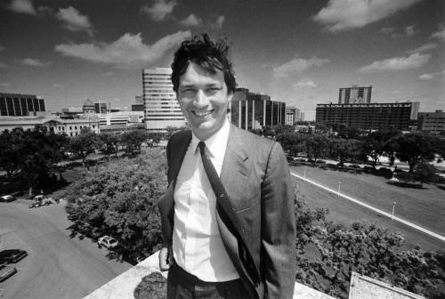 WINNIPEG FREE PRESS ARCHIVES From jail guard to union boss to cabinet minister, it's been a rapid climb for Gary Doer on July 28, 1986. James Haggarty / Winnipeg Free Press