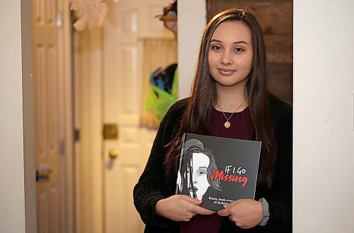 SHANNON VANRAES / WINNIPEG FREE PRESS
Brianna Jonnie, photographed in Winnipeg on January 2, 2020, has co-written a book titled If I  Go Missing, which she hopes will provide a window into the dangers faced by Indigenous youth.

