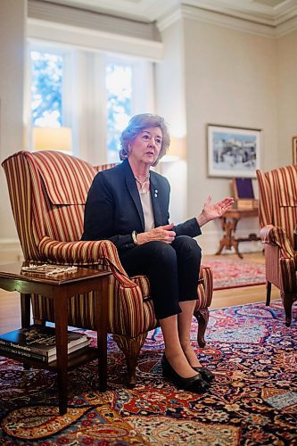 MIKAELA MACKENZIE / WINNIPEG FREE PRESS
Lt.-Gov. Janice Filmon speaks with the Free Press at the Government House in Winnipeg on Friday, Jan. 3, 2020. For Jessica Botelho-Urbanski story.
Winnipeg Free Press 2019.