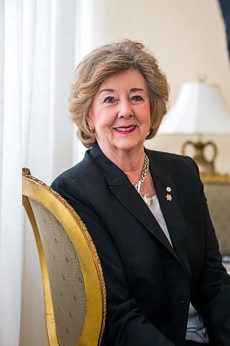 MIKAELA MACKENZIE / WINNIPEG FREE PRESS

Lt.-Gov. Janice Filmon poses for a portrait at the Government House in Winnipeg on Friday, Jan. 3, 2020. For Jessica Botelho-Urbanski story.
Winnipeg Free Press 2019.