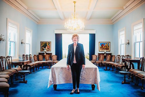 MIKAELA MACKENZIE / WINNIPEG FREE PRESS

Lt.-Gov. Janice Filmon poses for a portrait at the Government House in Winnipeg on Friday, Jan. 3, 2020. For Jessica Botelho-Urbanski story.
Winnipeg Free Press 2019.