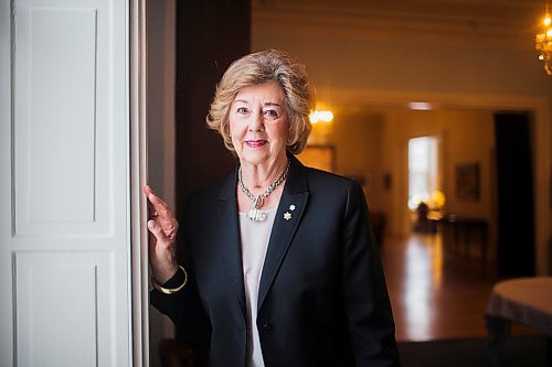 MIKAELA MACKENZIE / WINNIPEG FREE PRESS

Lt.-Gov. Janice Filmon poses for a portrait at the Government House in Winnipeg on Friday, Jan. 3, 2020. For Jessica Botelho-Urbanski story.
Winnipeg Free Press 2019.