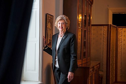 MIKAELA MACKENZIE / WINNIPEG FREE PRESS

Lt.-Gov. Janice Filmon poses for a portrait at the Government House in Winnipeg on Friday, Jan. 3, 2020. For Jessica Botelho-Urbanski story.
Winnipeg Free Press 2019.