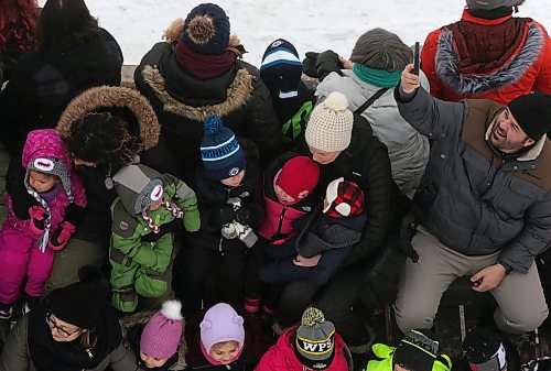 SHANNON VANRAES / WINNIPEG FREE PRESS
Visitors embraced winter during a wagon ride at A Maze in Corn south of Winnipeg on January 3, 2020.


