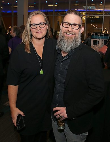 JASON HALSTEAD / WINNIPEG FREE PRESS

L-R: Event emcee Marcy Markusa and J.P. Fradette at the annual House of Peace Welcome Home Dinner on Nov. 12, 2019 at the RBC Convention Centre Winnipeg. (See Social Page)