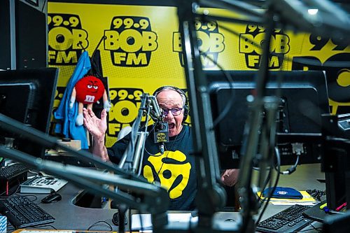 MIKAELA MACKENZIE / WINNIPEG FREE PRESS

Beau Fritzsche, long-time morning host at Bob FM, in his radio studio in Winnipeg on Monday, Dec. 23, 2019. For Dave Sanderson story.
Winnipeg Free Press 2019.