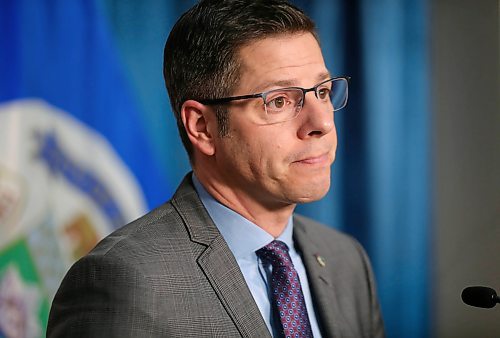 RUTH BONNEVILLE  /  WINNIPEG FREE PRESS 


Local -  MEDIA ADVISORY -
         Mayor Brian Bowman 

Mayor Bowman  updates media on a new Statement of Claim and Notice of Motion made by the City of Winnipeg today regarding the Police Headquarters at City Hall Monday. 
 
Jan 06, 2020