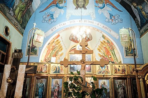 Mike Sudoma / Winnipeg Free Press
The beautiful interior of the Russian Orthodox Holy Trinity Cathedral Monday evening 
January 6, 2020