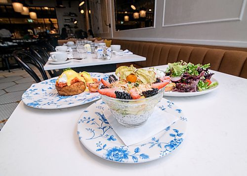 Mike Sudoma / Winnipeg Free Press
(left to right) Smoked Salmon and Rosti, Vegan Chia Bowl, and Avocado Tartine dishes at Pauline Restaurant located inside of the Norwood Hotel in St Vital Tuesday morning.
January 7, 2020

