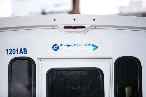 MIKAELA MACKENZIE / WINNIPEG FREE PRESS

A Transit Plus bus makes a stop on Portage Avenue in Winnipeg on Tuesday, Jan. 7, 2020.
Winnipeg Free Press 2019.