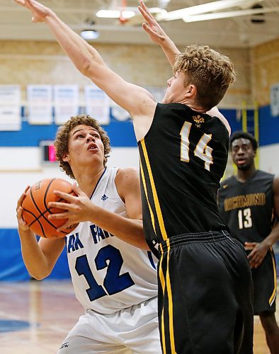 JOHN WOODS / WINNIPEG FREE PRESS
Oak Park plays Fort Richmond at Oak Park High School in varsity basketball in Winnipeg Tuesday, January 7, 2020. 

Reporter: standup