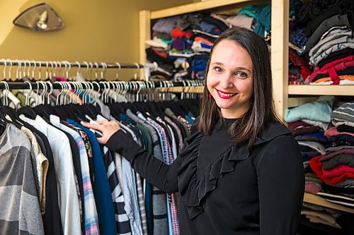 MIKAELA MACKENZIE / WINNIPEG FREE PRESS

Jess Fuga, owner of an online maternity boutique called Ever After, poses for a portrait with some of her stock at her home in Winnipeg on Friday, Jan. 10, 2020. For Jen Zoratti story.
Winnipeg Free Press 2019.