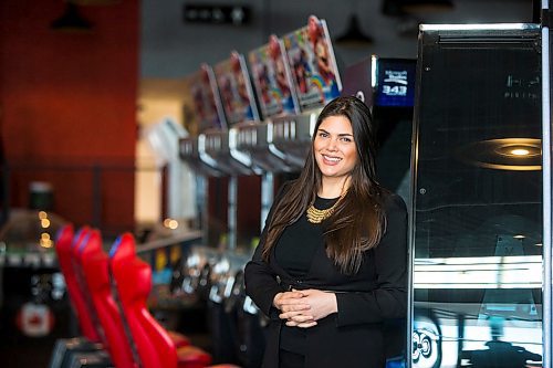 MIKAELA MACKENZIE / WINNIPEG FREE PRESS

Christina Kuypers, VP of operations and guest experience of The Rec Room and Playdium, poses for a portrait at The Rec Room in Winnipeg on Friday, Jan. 10, 2020. For Eva Wasney story.
Winnipeg Free Press 2019.